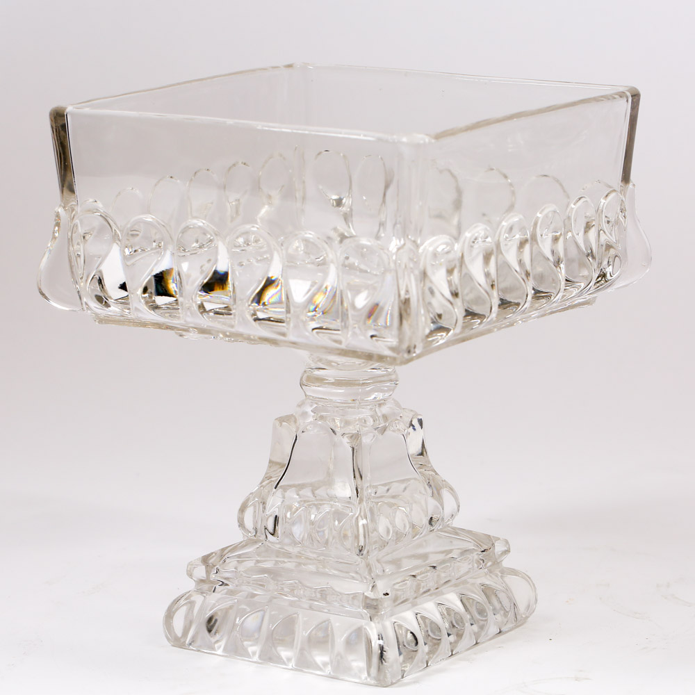 Collection of Pressed Crystal and Glass