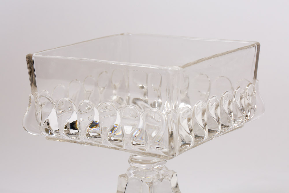 Collection of Pressed Crystal and Glass