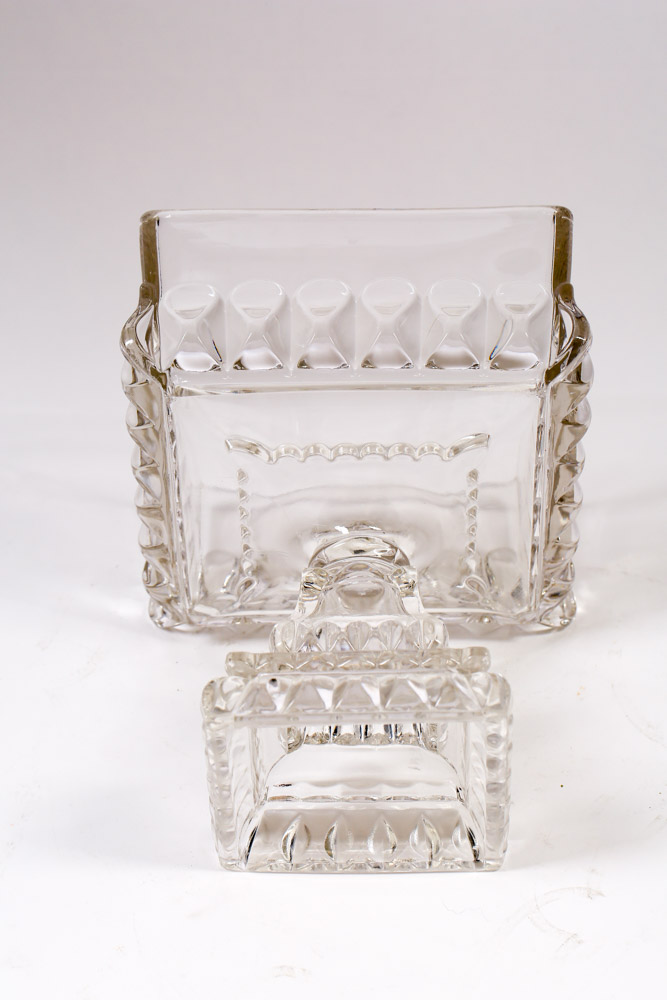 Collection of Pressed Crystal and Glass