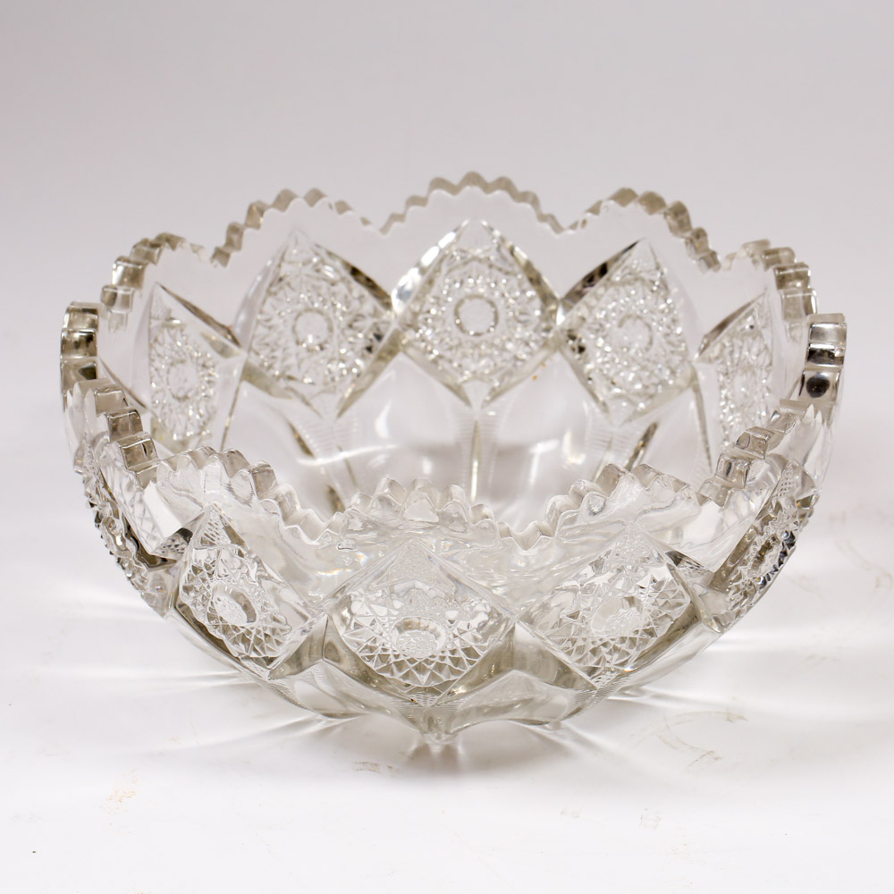 Collection of Pressed Crystal and Glass