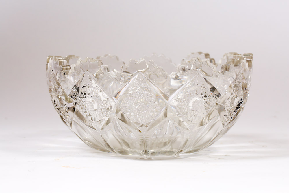 Collection of Pressed Crystal and Glass