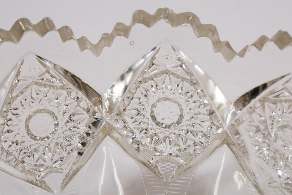 Collection of Pressed Crystal and Glass