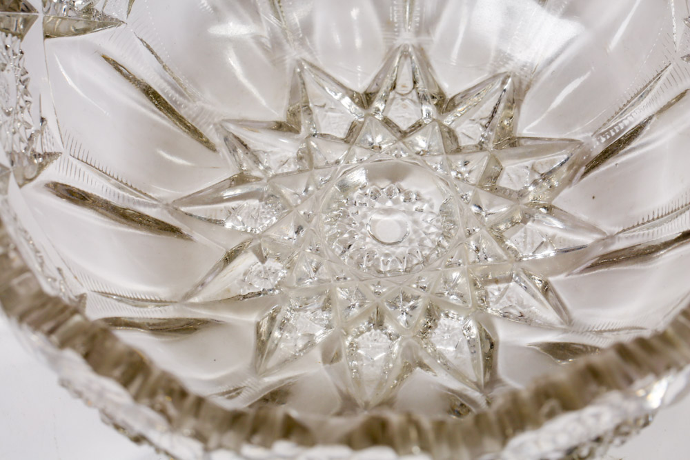 Collection of Pressed Crystal and Glass