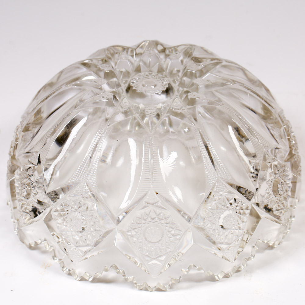 Collection of Pressed Crystal and Glass