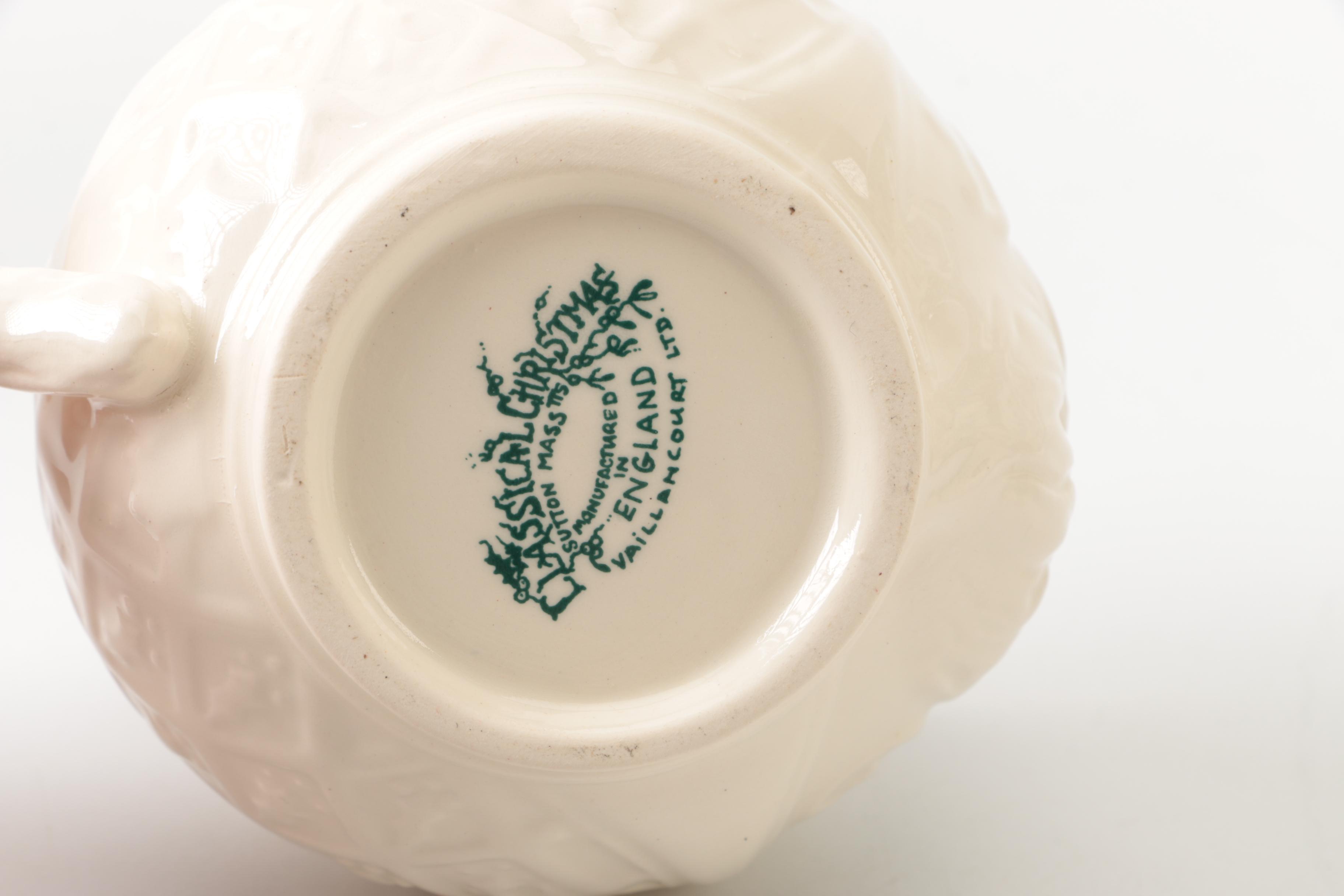 Vaillancourt Holiday Punch Bowl Set