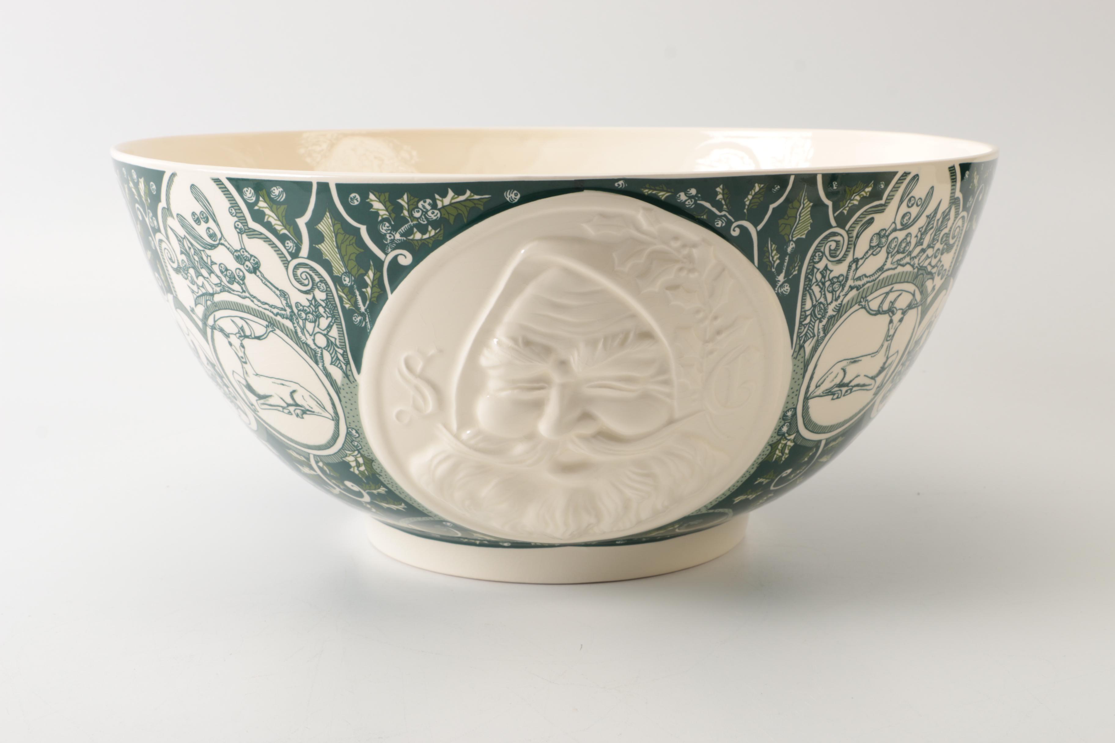 Vaillancourt Holiday Punch Bowl Set