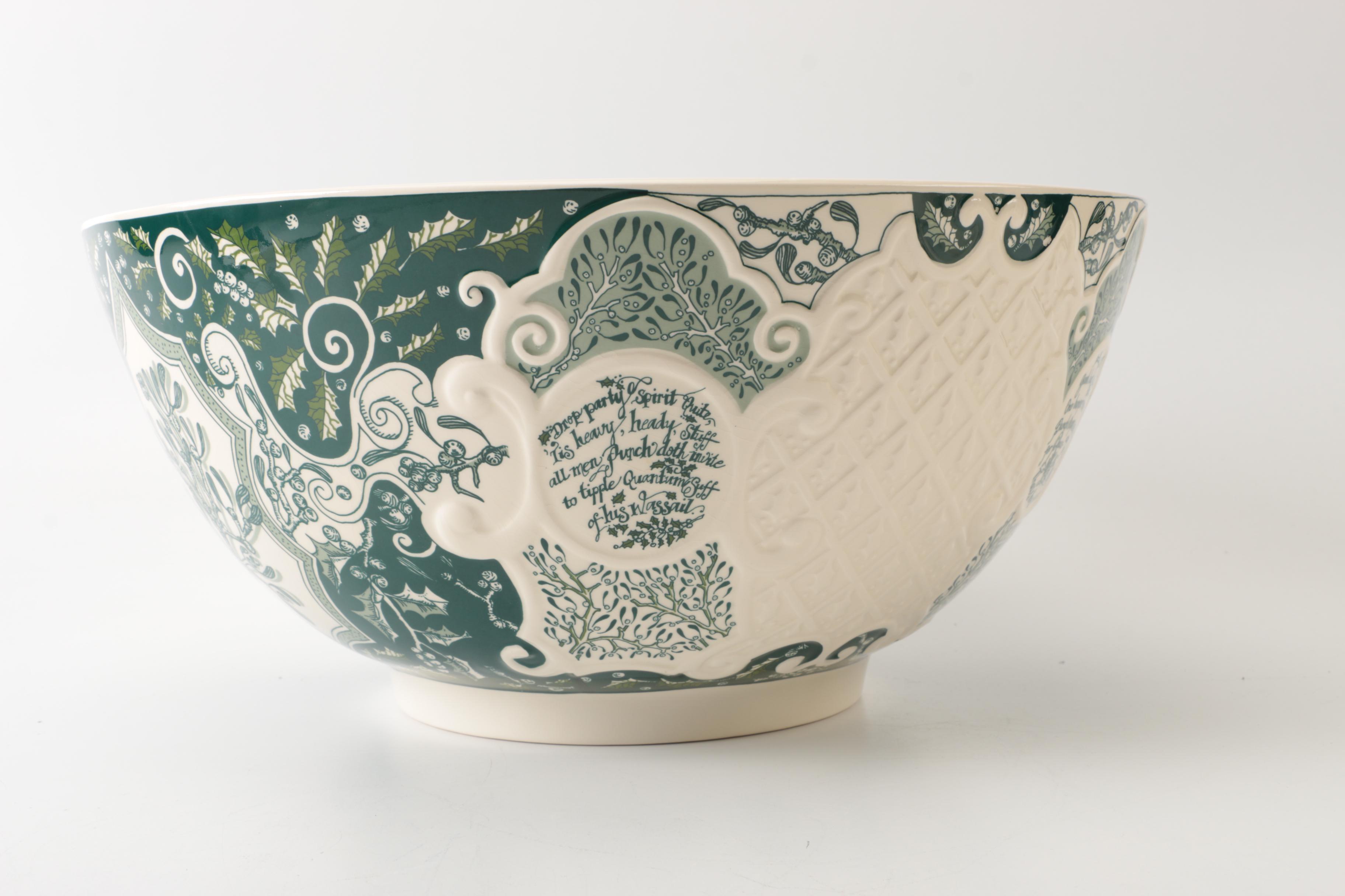 Vaillancourt Holiday Punch Bowl Set