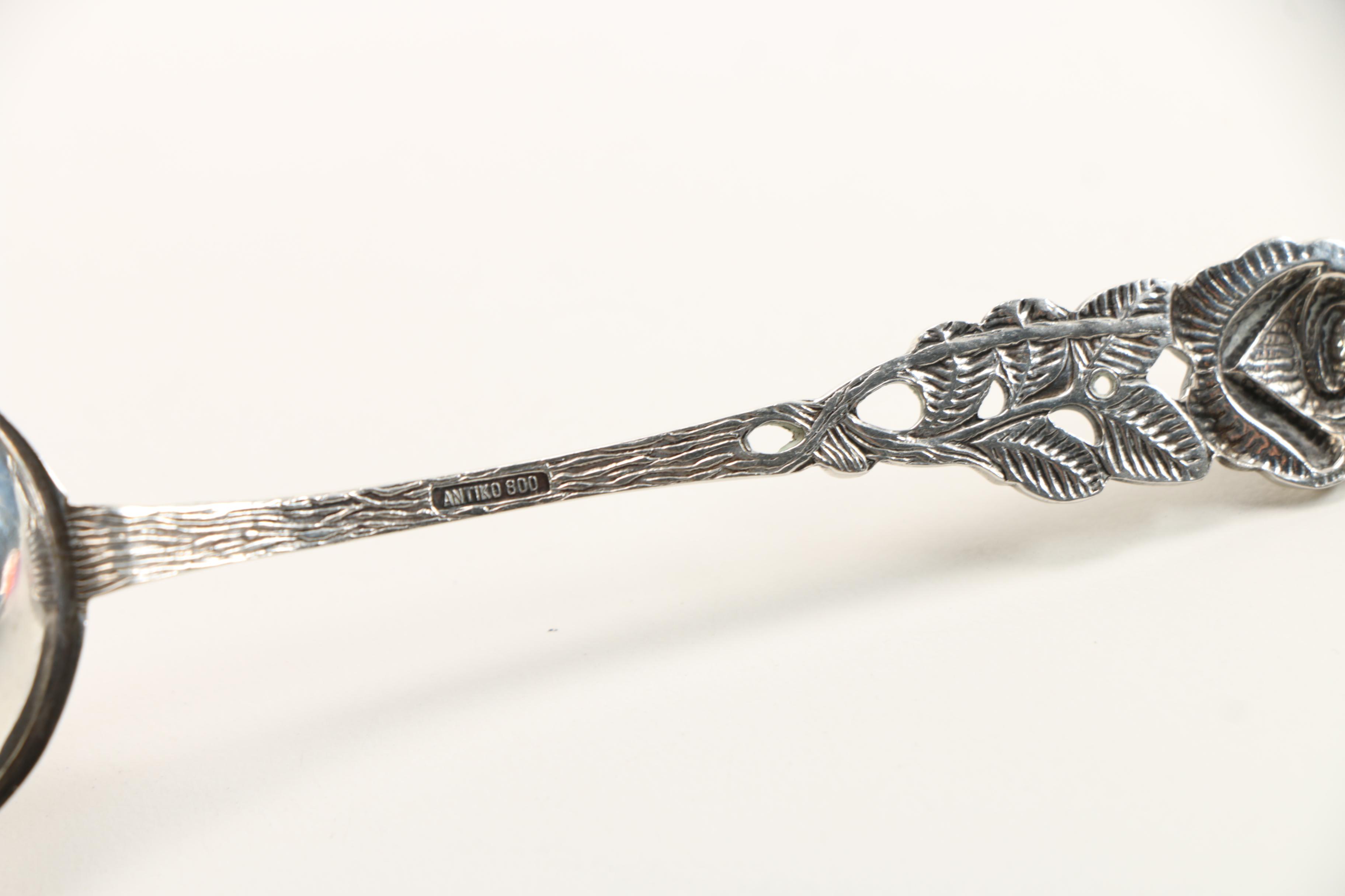 800 Silver Flatware Featuring Antiko