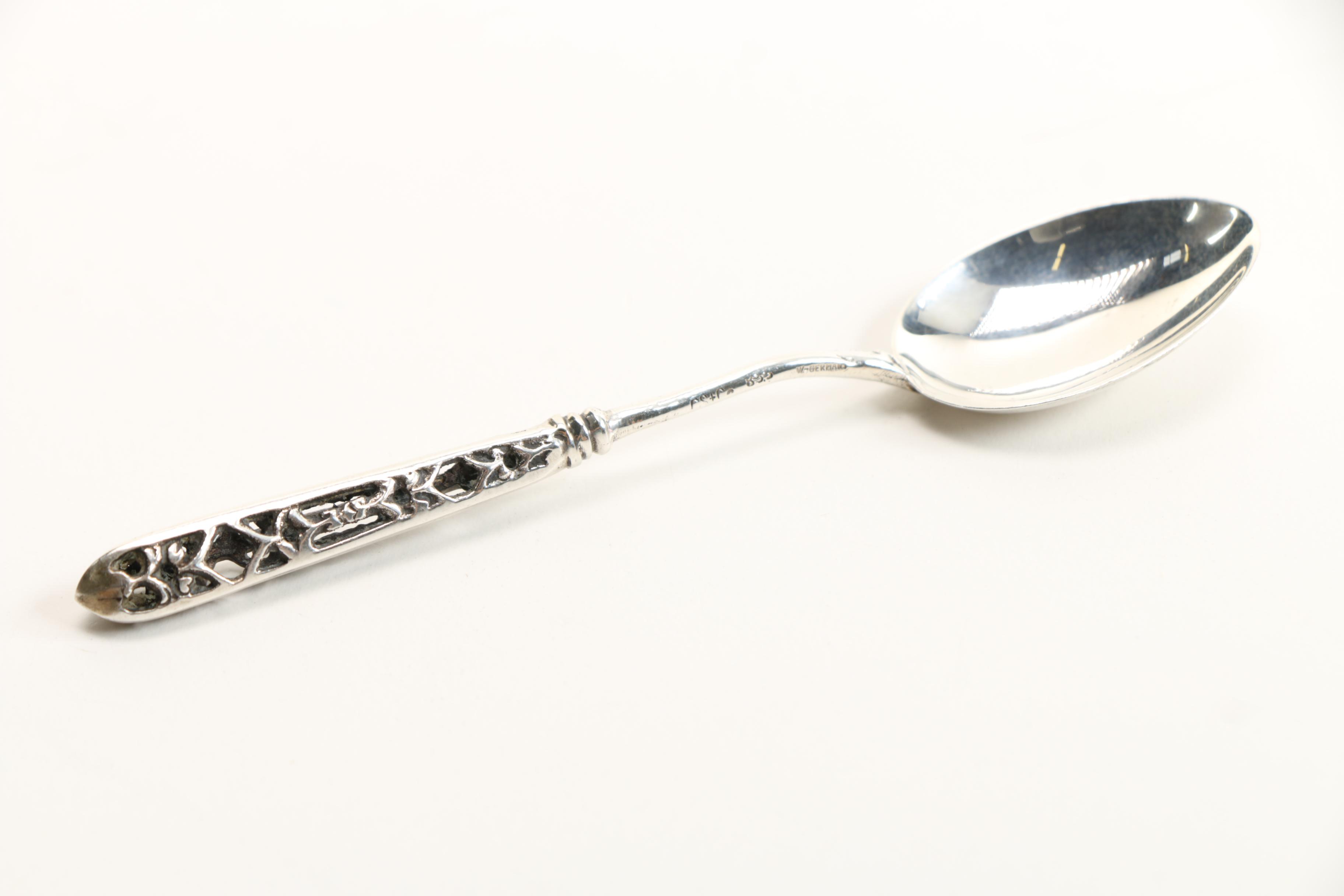 800 Silver Flatware Featuring Antiko