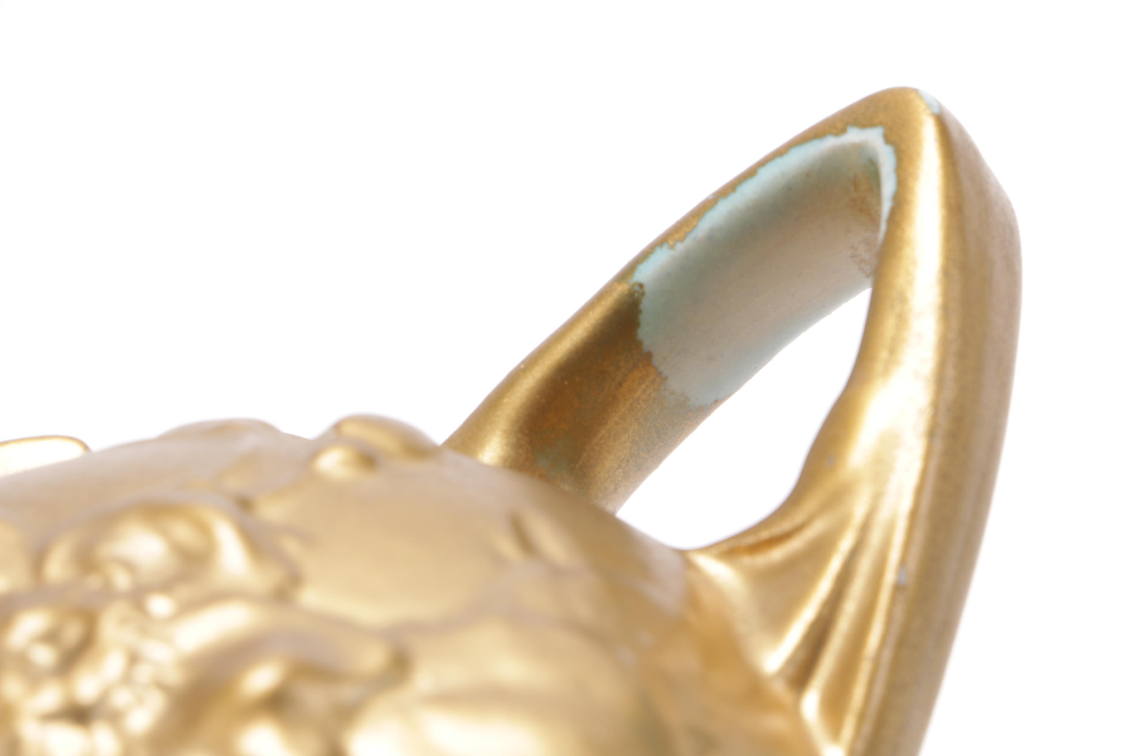 Circa 1940s Over-Glazed Roseville "White Rose" Vase