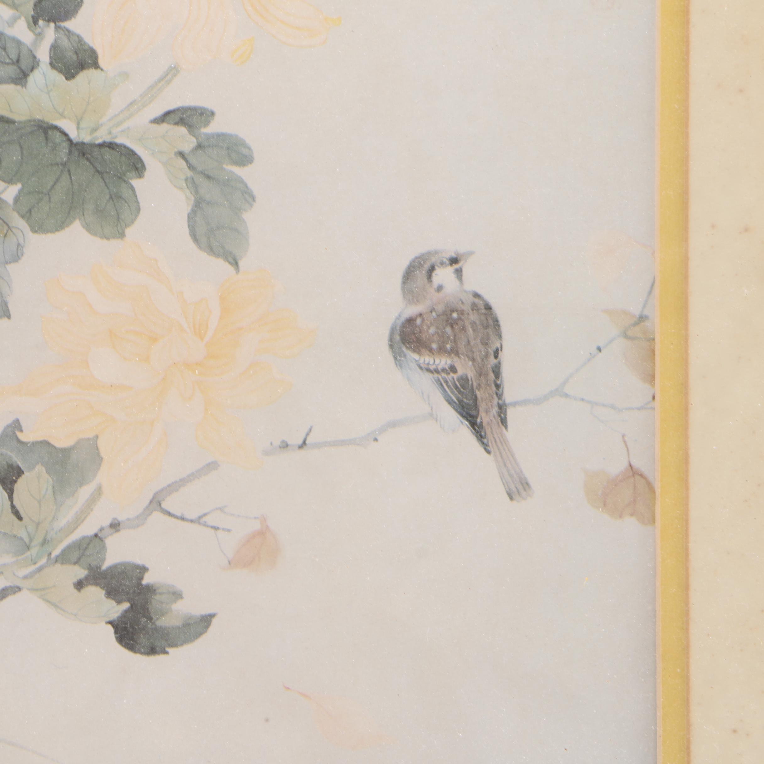 Offset Lithograph on Paper After Tong Shiang Chang of Nature