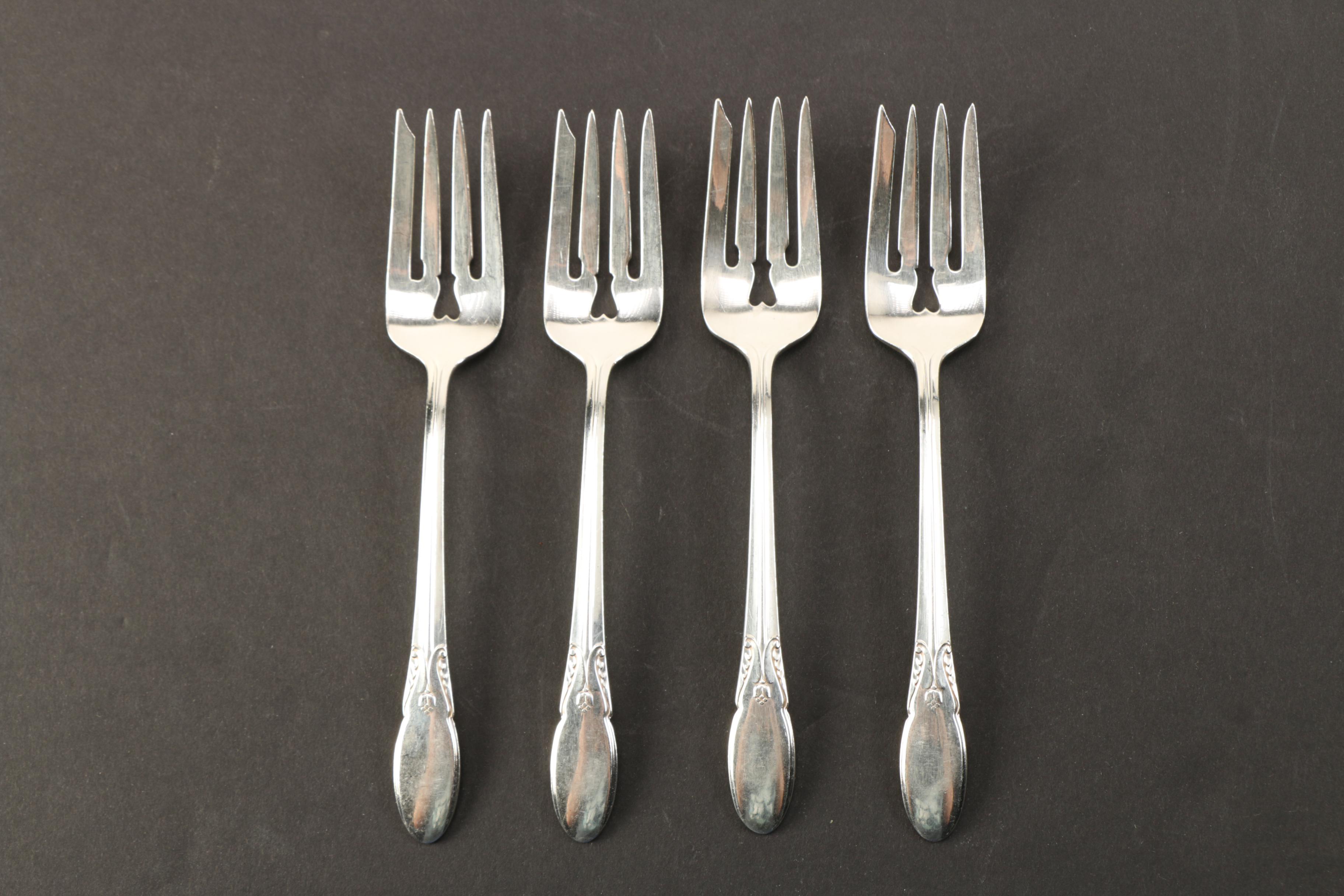 Alvin Silver Plate "Cameo" Flatware