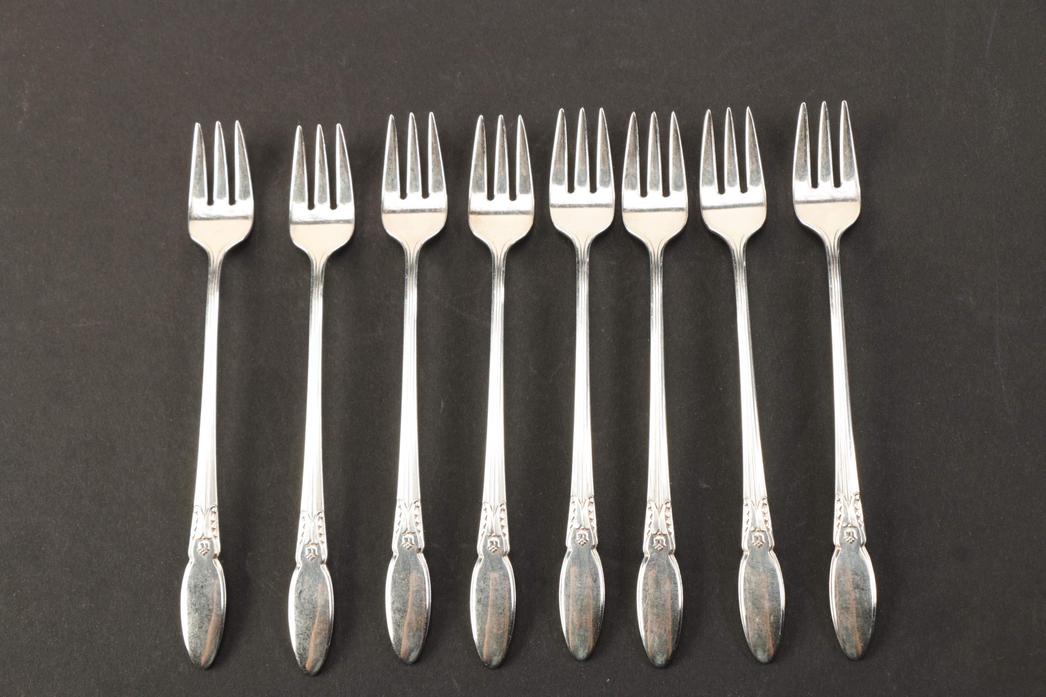 Alvin Silver Plate "Cameo" Flatware