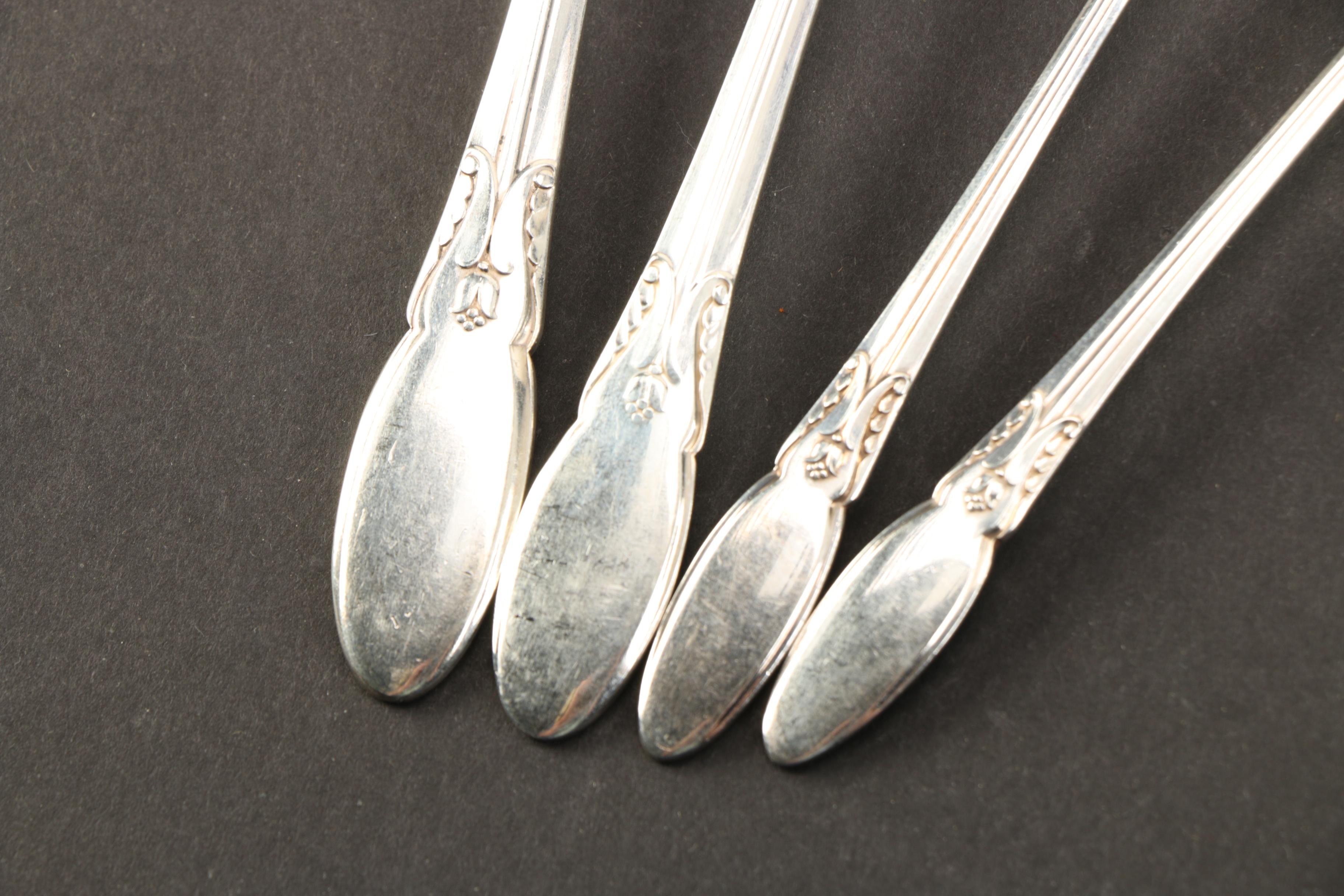 Alvin Silver Plate "Cameo" Flatware
