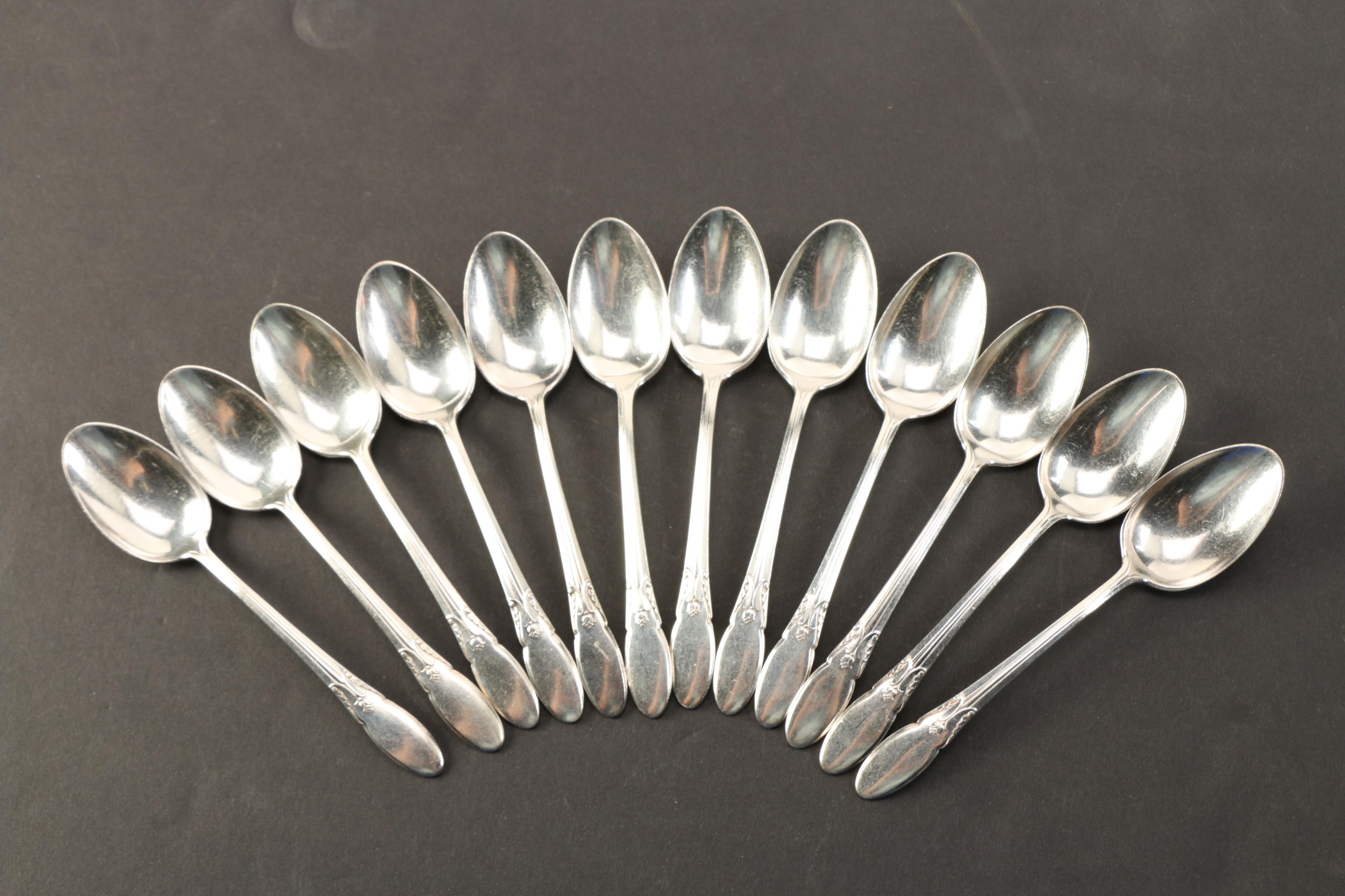 Alvin Silver Plate "Cameo" Flatware