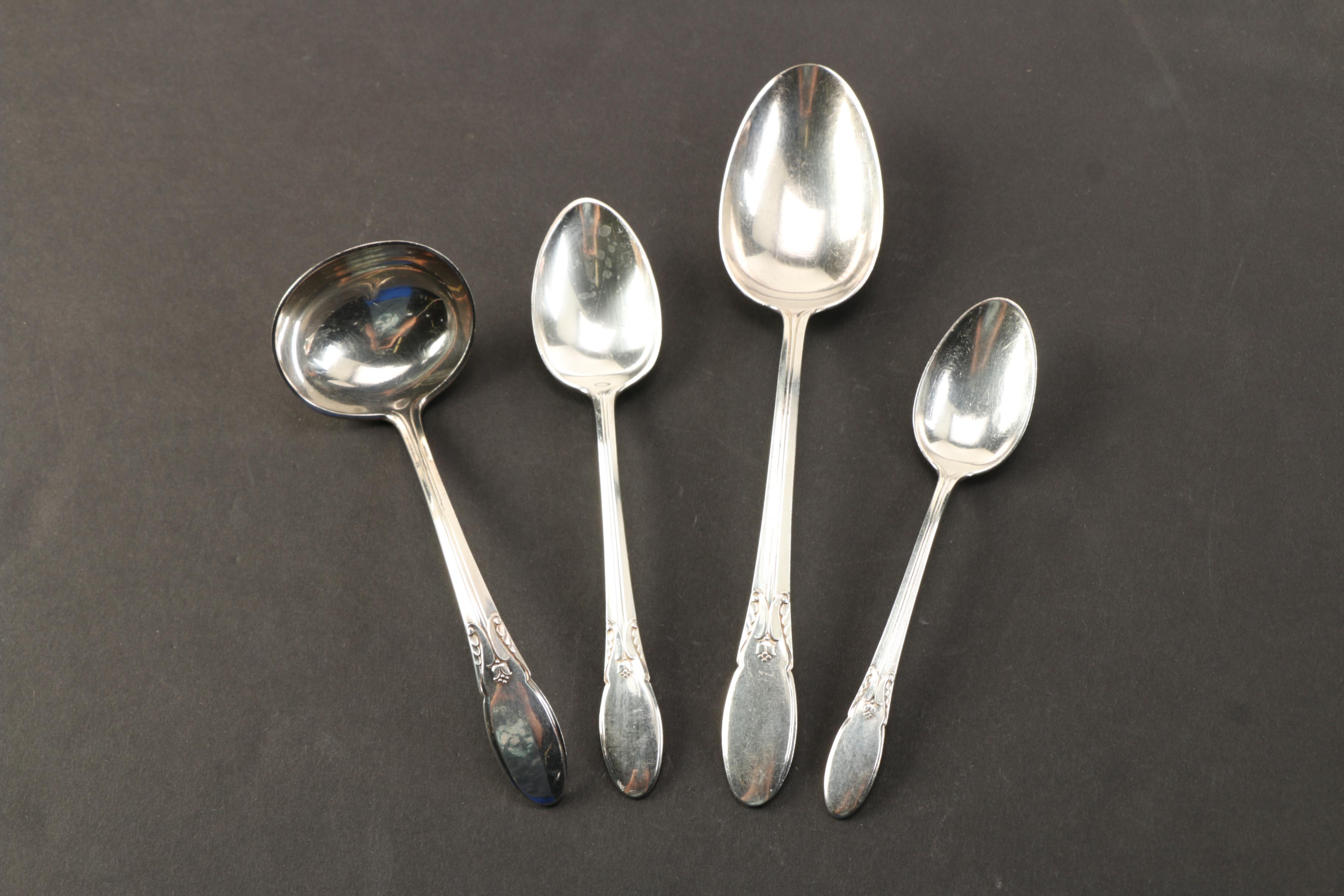 Alvin Silver Plate "Cameo" Flatware