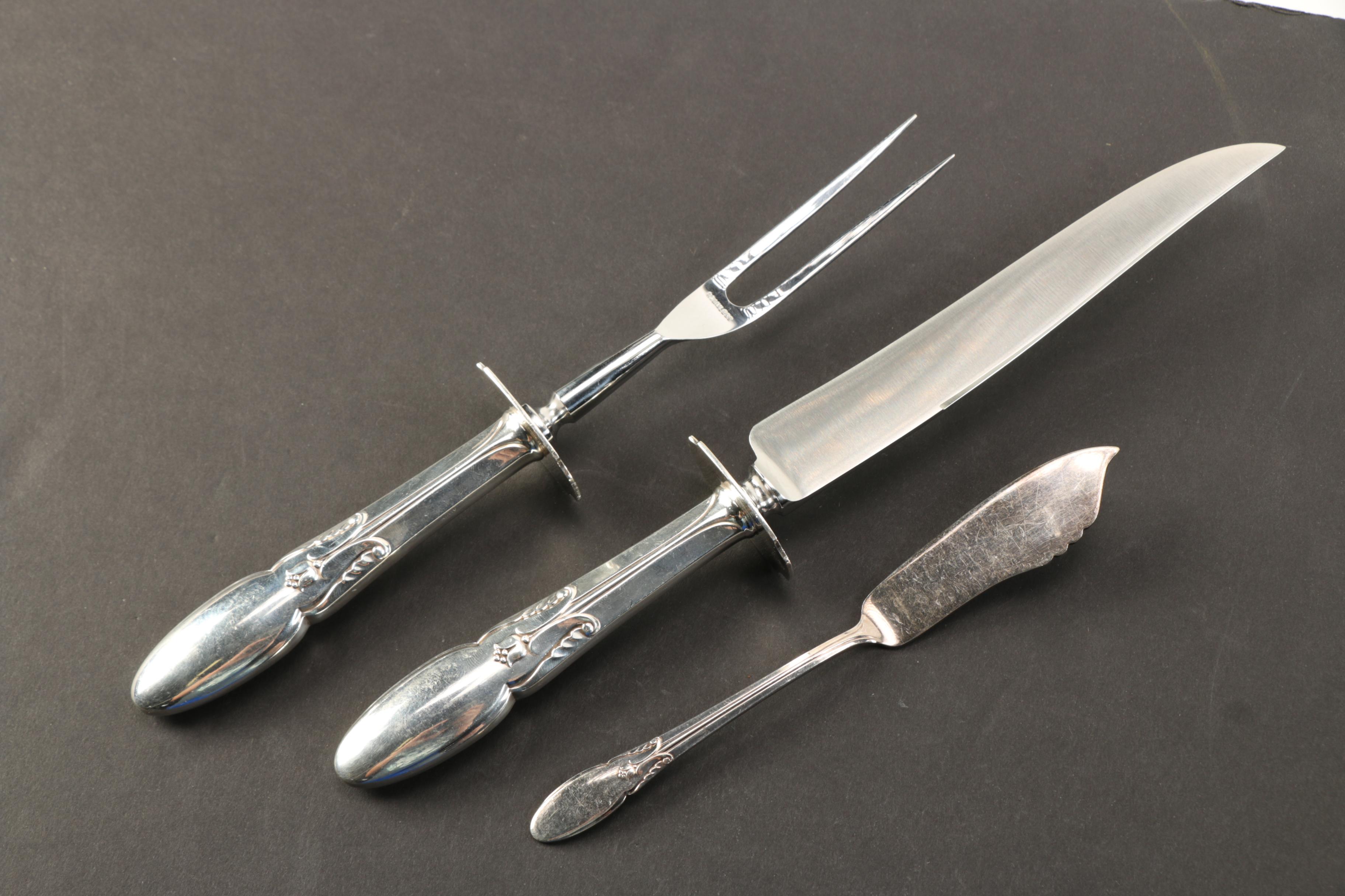 Alvin Silver Plate "Cameo" Flatware