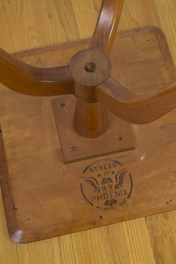 Mid-Century Spider Leg Pedestal Side Table