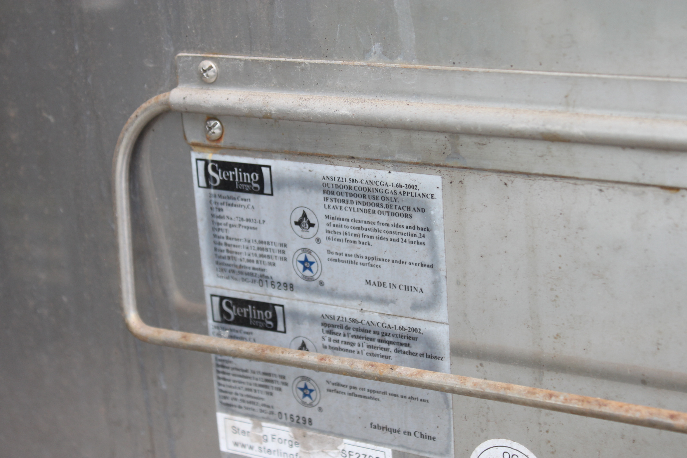 Sterling Forge Outdoor Grill