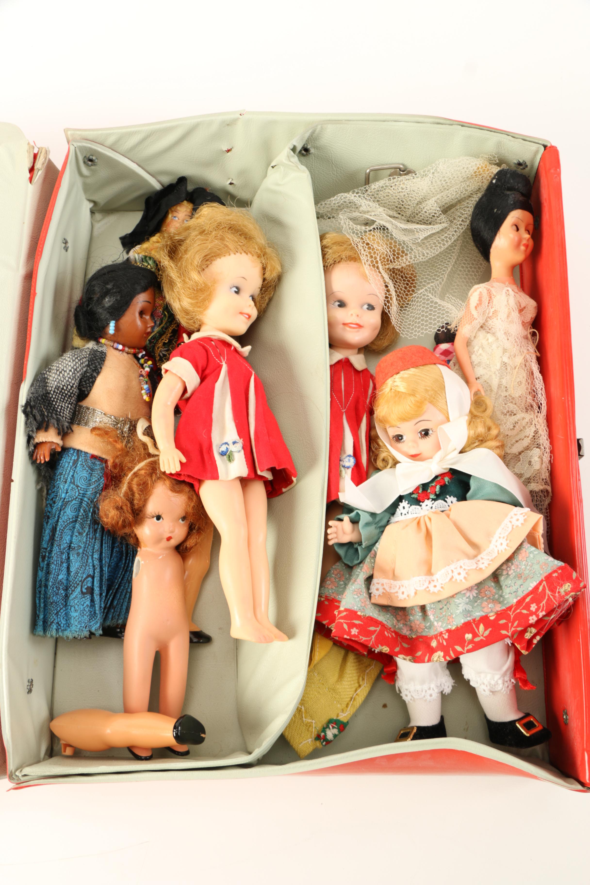 Asssorted Dolls and Doll Clothing