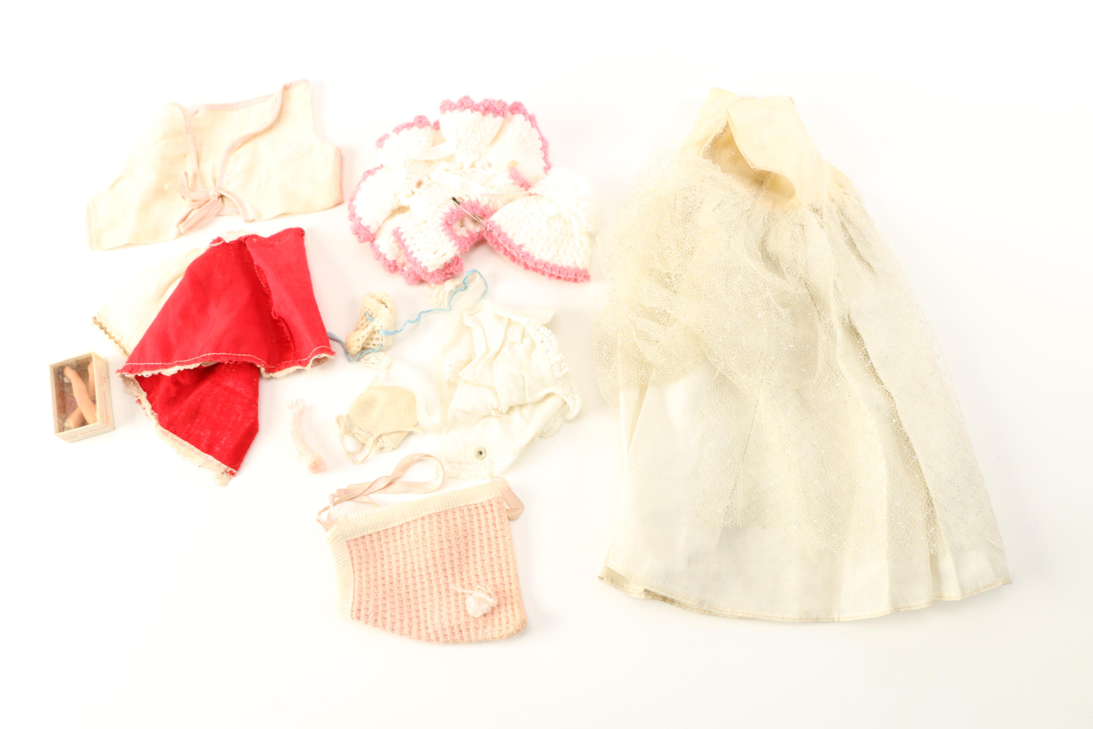 Asssorted Dolls and Doll Clothing