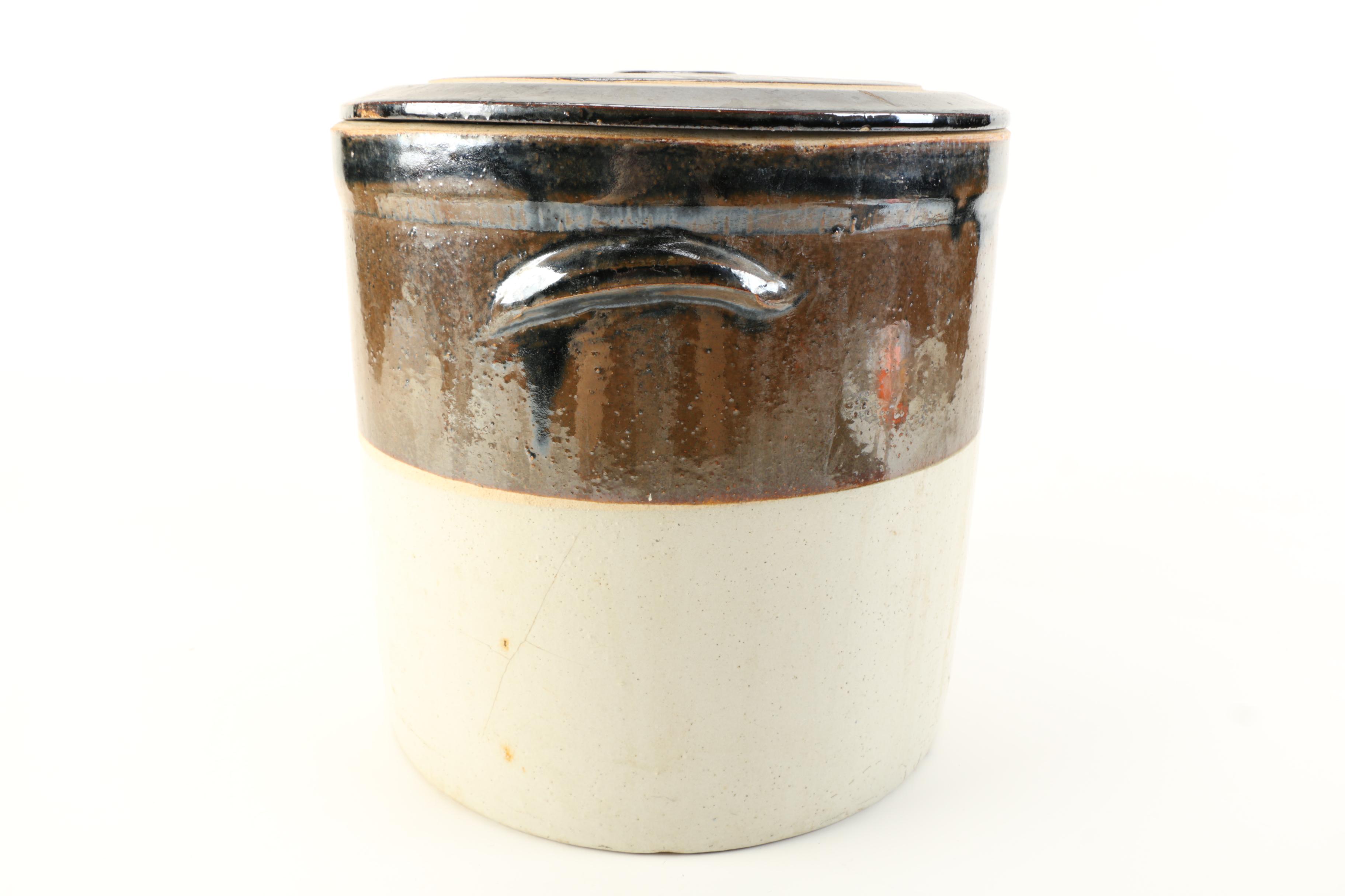VIntage Stoneware Crock
