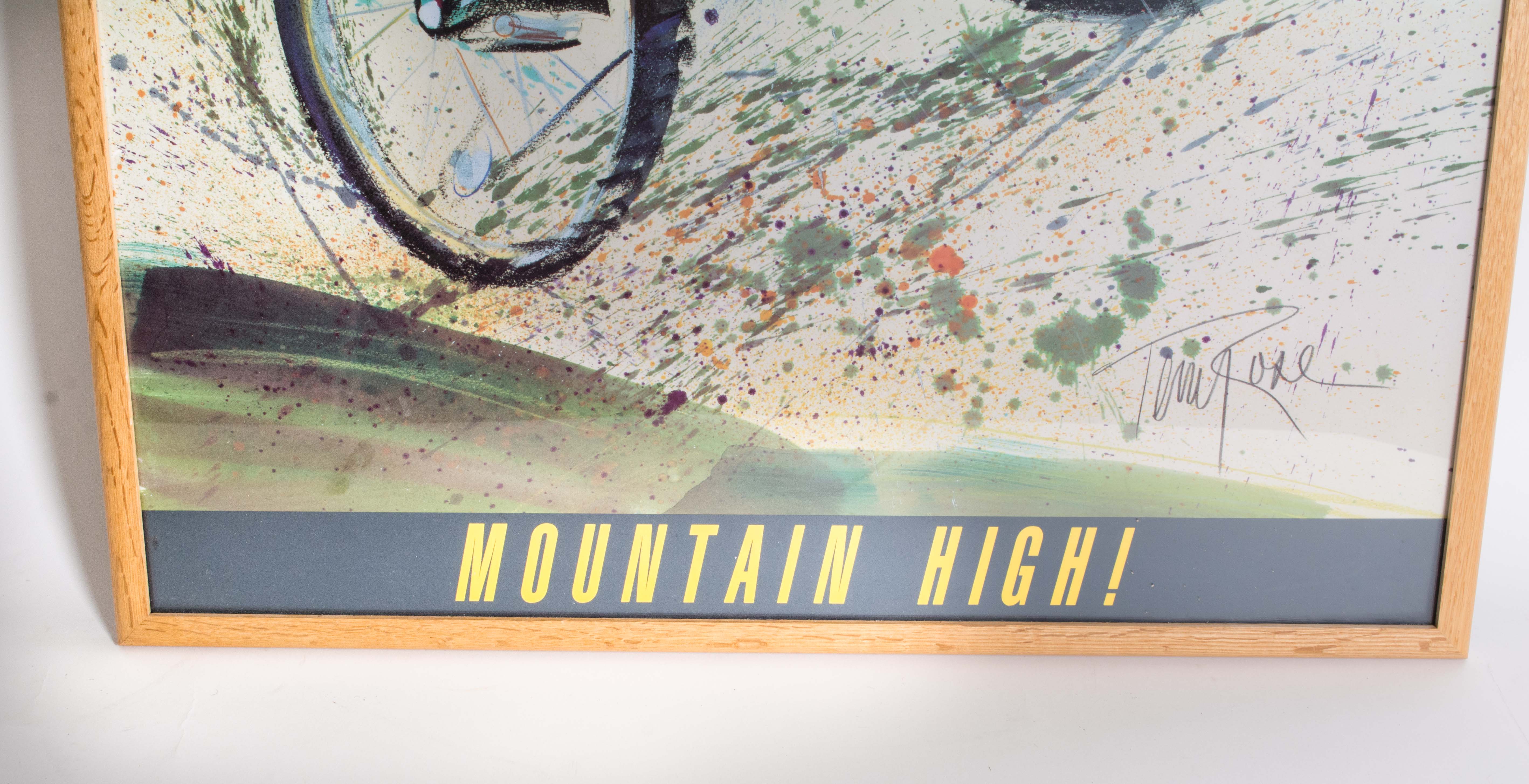 "Mountain High!" Offset Lithograph After Terry Rose