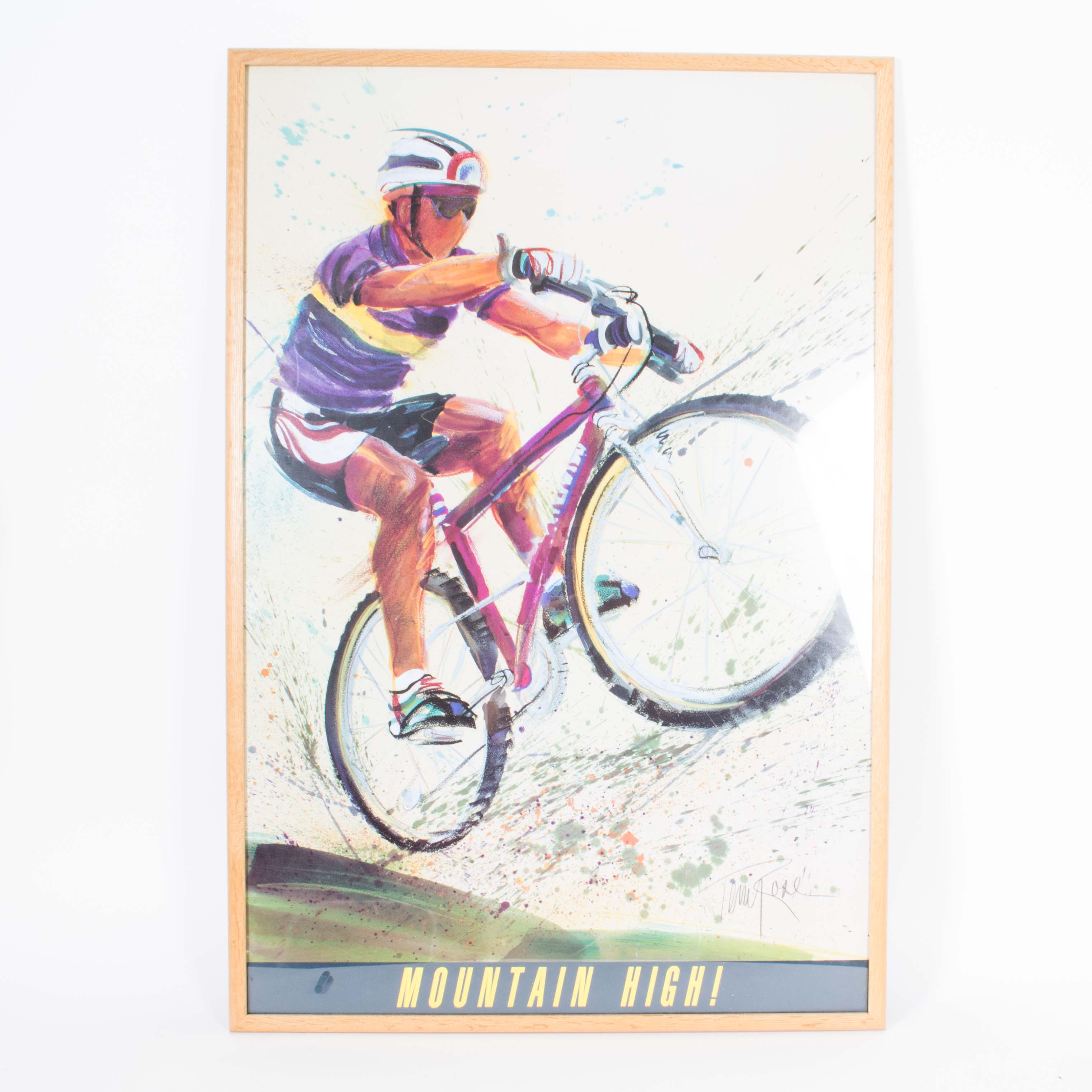 "Mountain High!" Offset Lithograph After Terry Rose