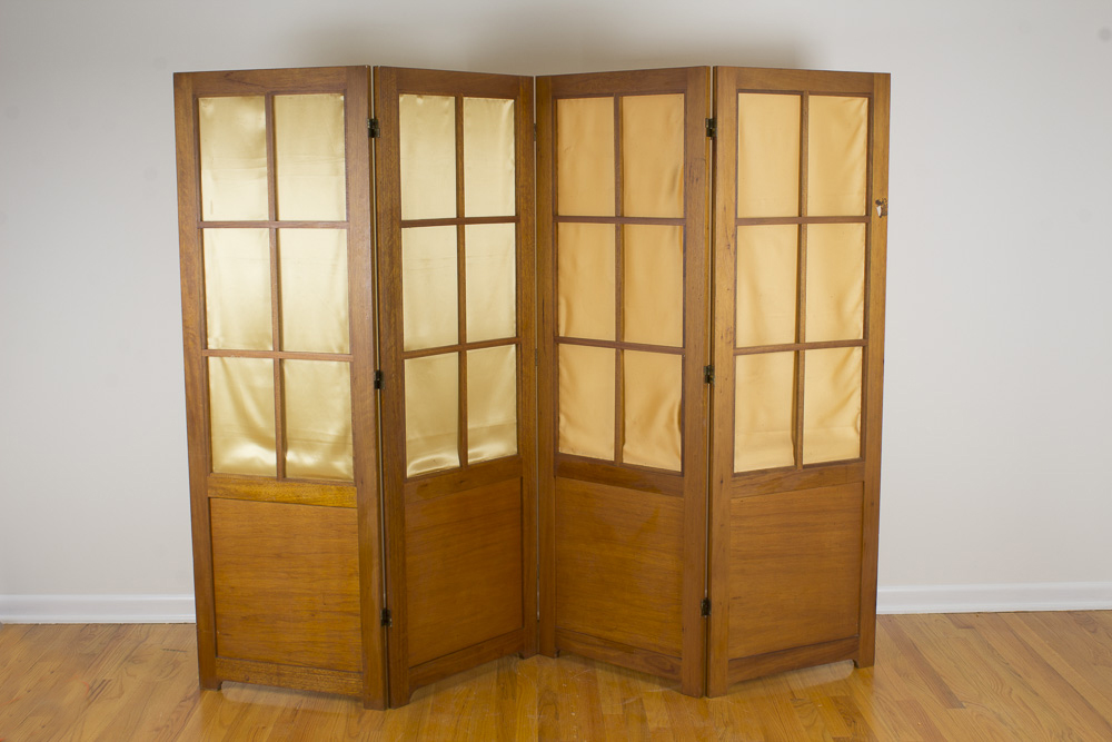 Vintage Mid-Century Teak Room Divider