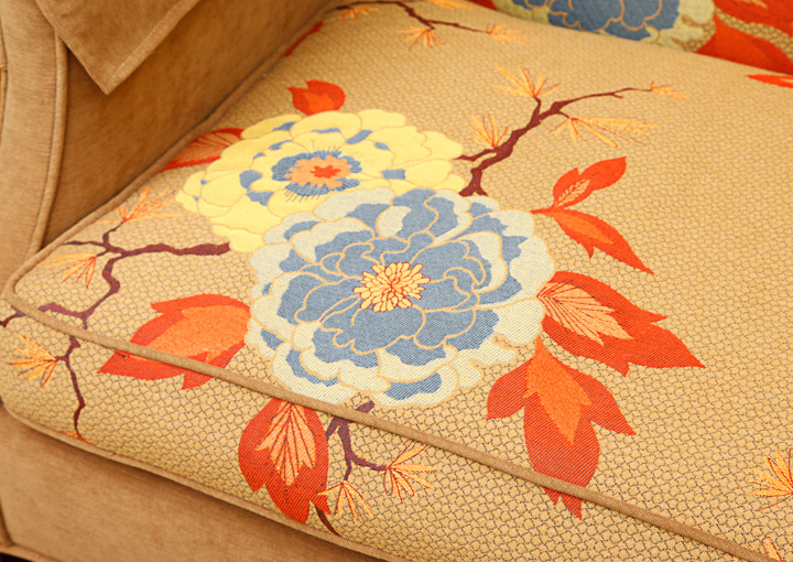 Upholstered Camelback Loveseat by Pennsylvania House