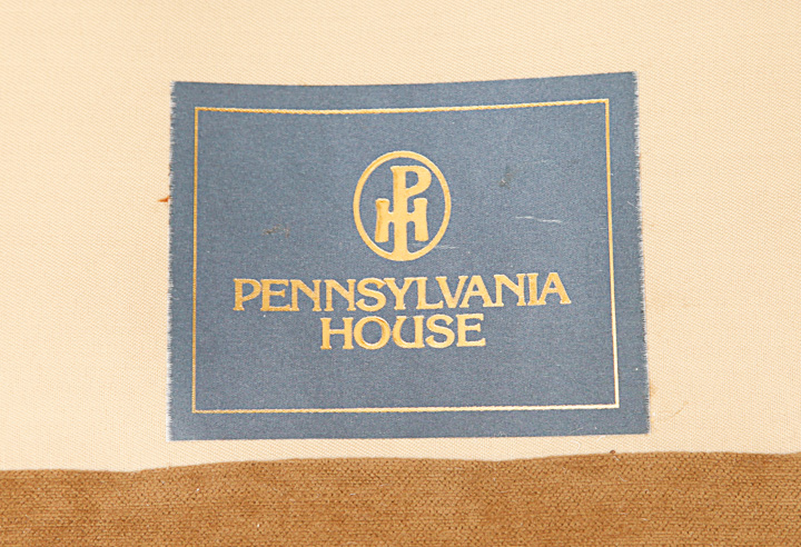 Upholstered Camelback Loveseat by Pennsylvania House