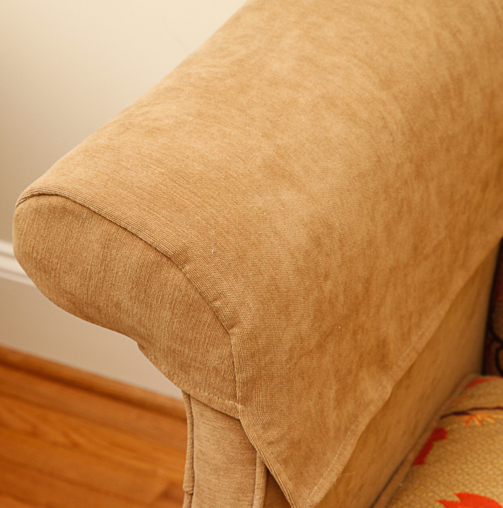 Upholstered Camelback Loveseat by Pennsylvania House