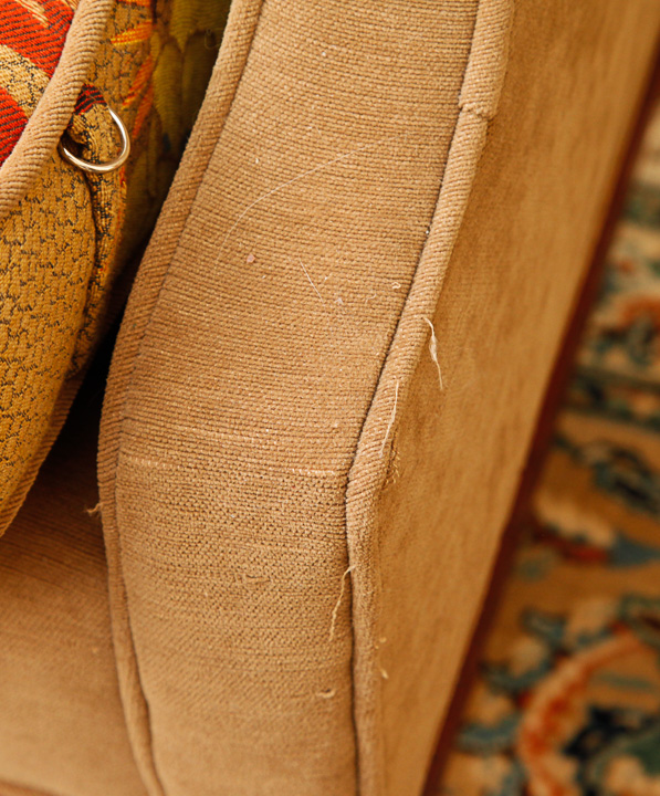 Upholstered Camelback Loveseat by Pennsylvania House