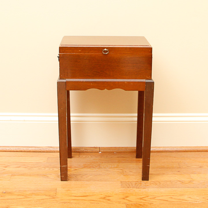 Small Cherry Chest on Stand