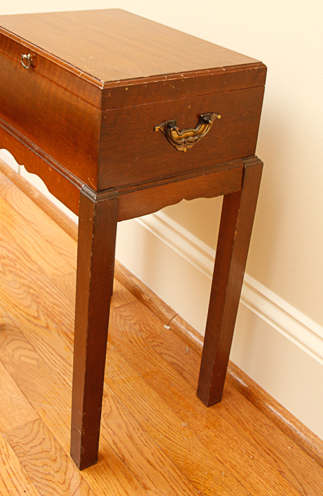 Small Cherry Chest on Stand