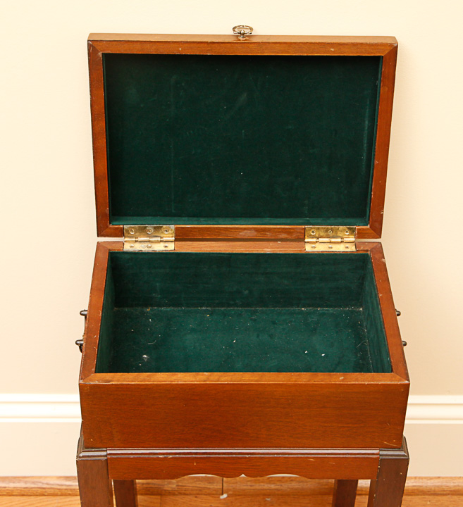 Small Cherry Chest on Stand