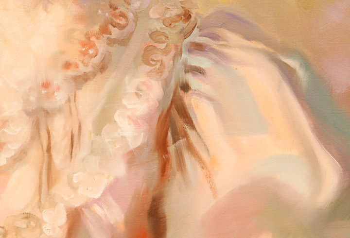 Ann Manry Kenyon Oil Painting on Canvas of Woman