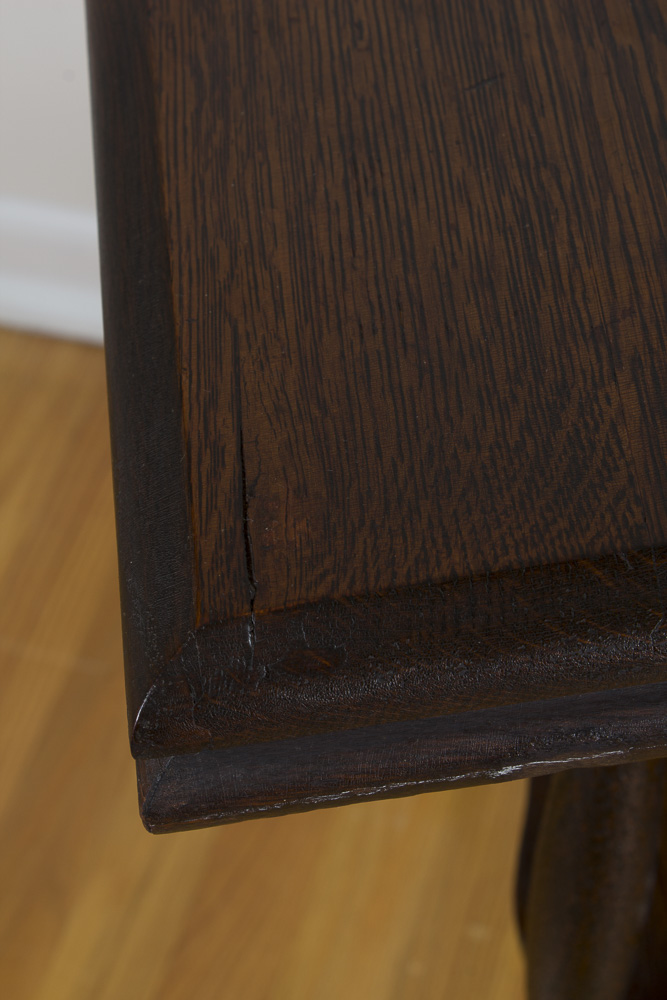 Vintage Brandt Cabinet Works Oak Accent Table