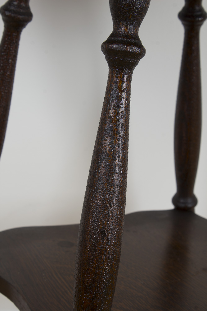 Vintage Brandt Cabinet Works Oak Accent Table