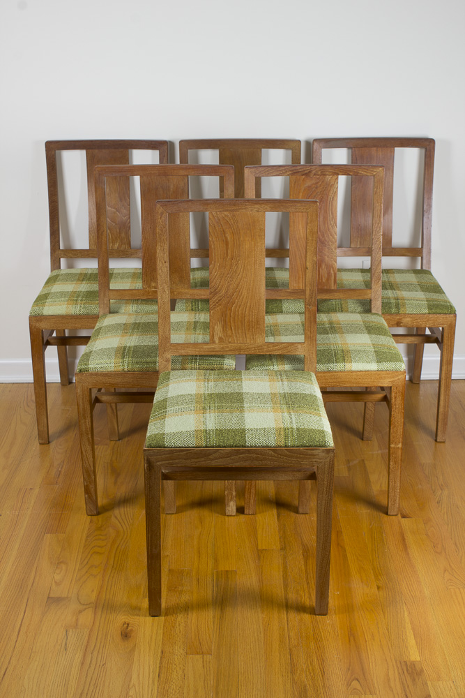 Six Mid-Century Teak Dining Chairs