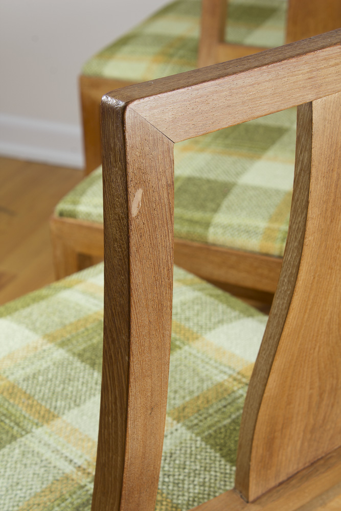 Six Mid-Century Teak Dining Chairs