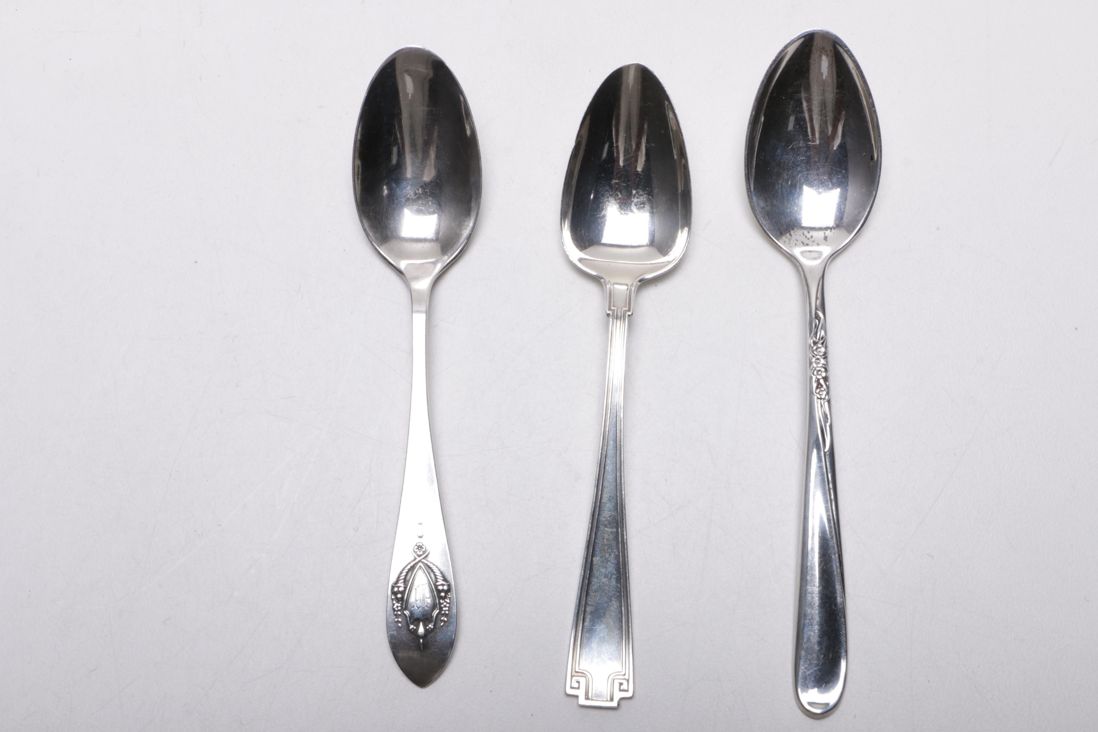 Antique and Vintage Sterling Silver Spoons