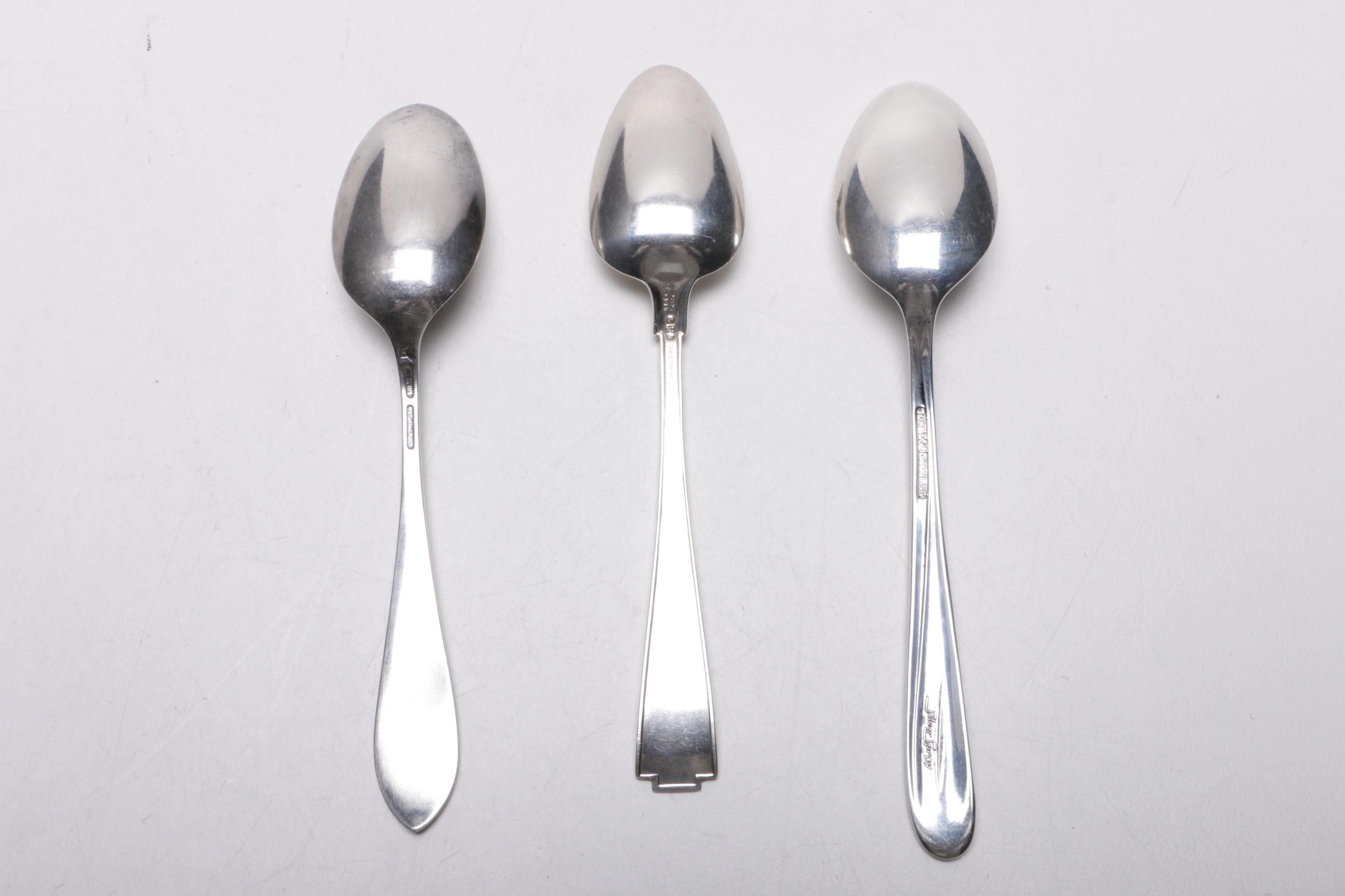 Antique and Vintage Sterling Silver Spoons