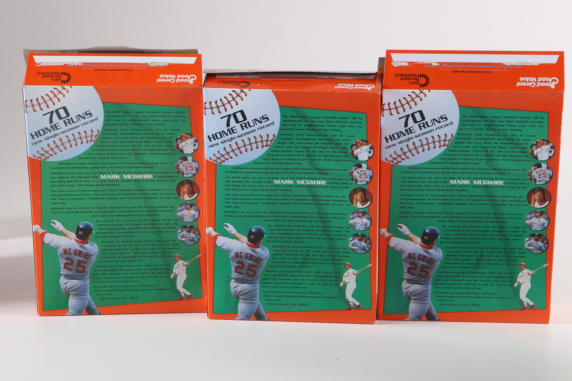 Collectible Cereal and Food Boxes