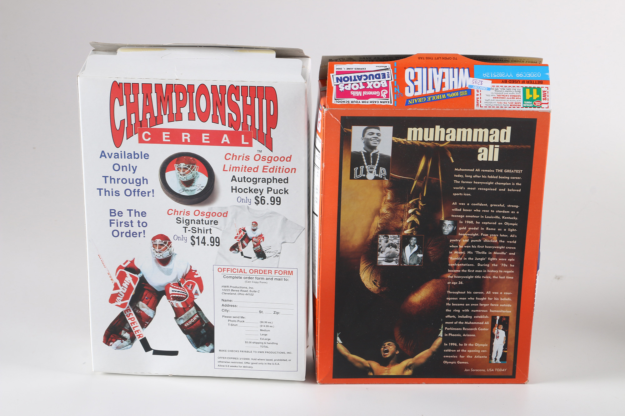 Collectible Cereal and Food Boxes