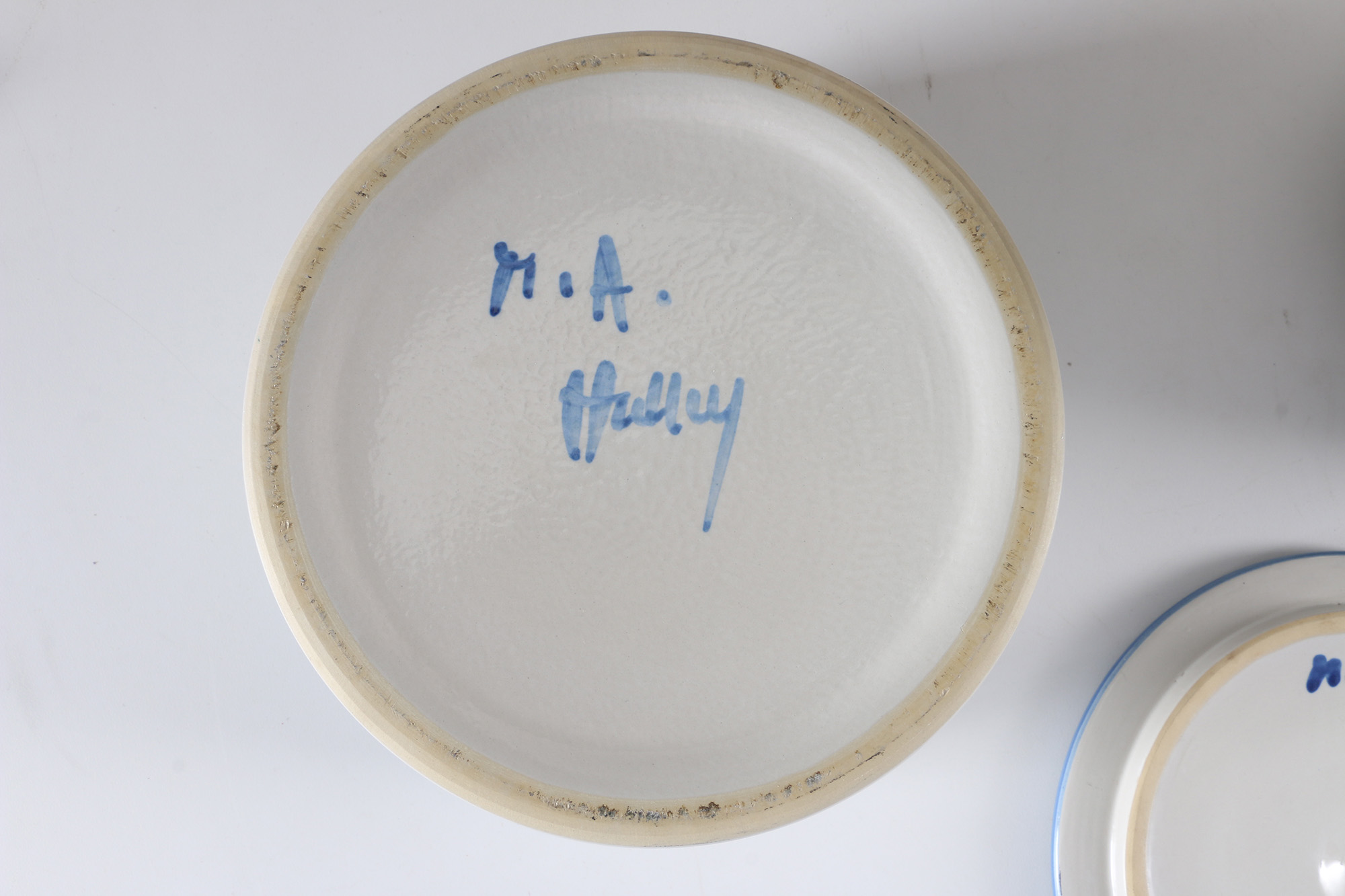 M.A. Hadley "Country Scene Blue" Beverage Dispenser