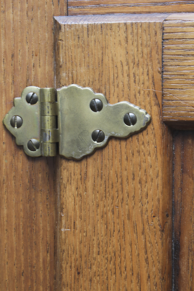 Vintage Oak Refrigerator/ Ice Chest