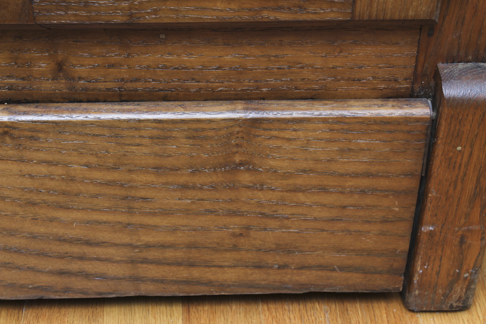 Vintage Oak Refrigerator/ Ice Chest
