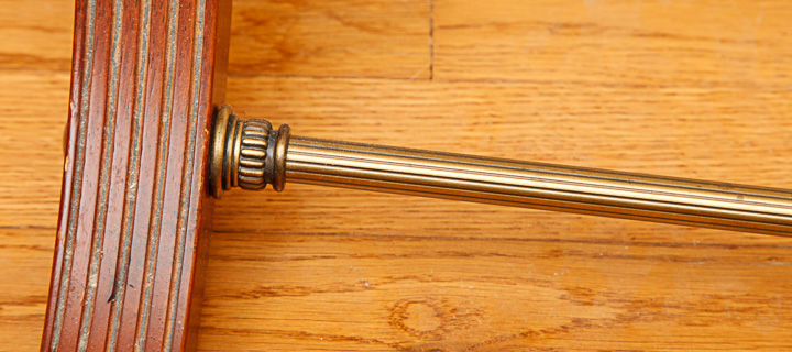 Duncan Phyfe Style Quilt Rack