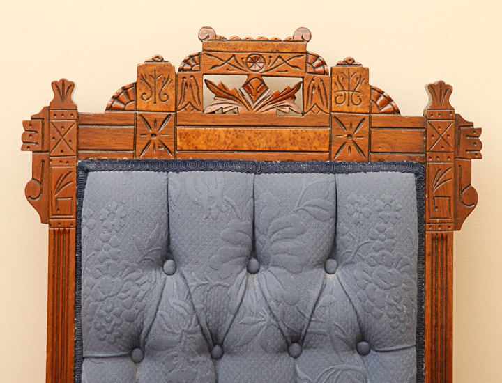 Four Vintage Eastlake Parlor Chairs